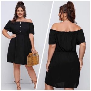 New Black Comfortable Dress